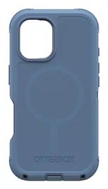 OtterBox Defender Series para MagSafe para iPhone 16, Baby Blue Jeans, Funda de Protección, Azul, 6.1 Pulgadas