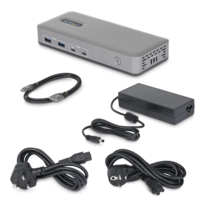 StarTech Docking Station USB-C Dual DisplayPort 4K 60Hz PD 100W