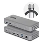 Hub USB Startech 201UE-USBC-DOCK Gris