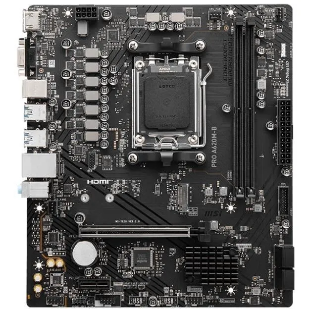 Msi Placa Base PRO A620M-B Ranura micro ATX AM5