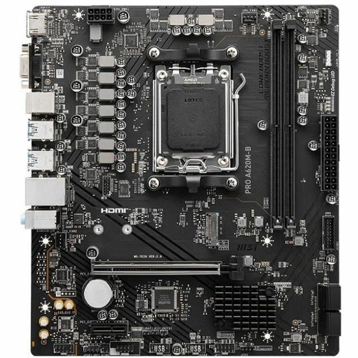 MSI PRO A620M-B Micro ATX AMD A620 Socket AM5 DDR5