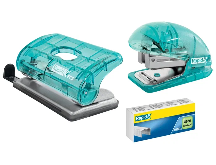 RAPID Grapadora Rapid F4 (10h) Colour Breeze Azul