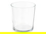 Vivalto Vaso Agua Recto Transparente Vidrio 370 ml 8.5x9x8.5 cm (Set de 24)