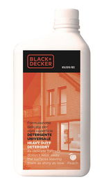 Black+Decker 41873 Detergente Universal para Hidrolimpiadoras para Exterior Limpieza Plástico Cerámica Metal