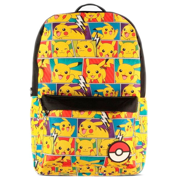 DIFUZED Mochila Pikachu Pokémon 41cm - 29x41x13cm