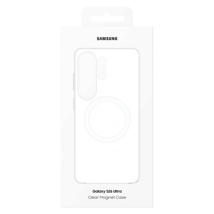 SAMSUNG Clear Magnet Case para Galaxy S26 Ultra, Transparente