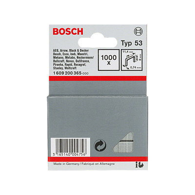 Bosch Grapas Tipo 53 de 14 mm Bosch Grapas Tipo 53 de 14 mm