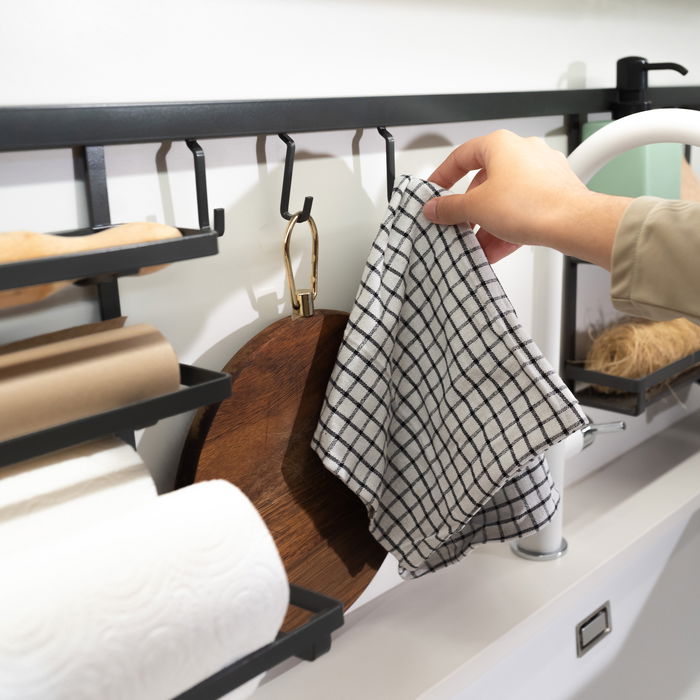 Emuca Soporte para tablet Titane, Acero, Gris antracita