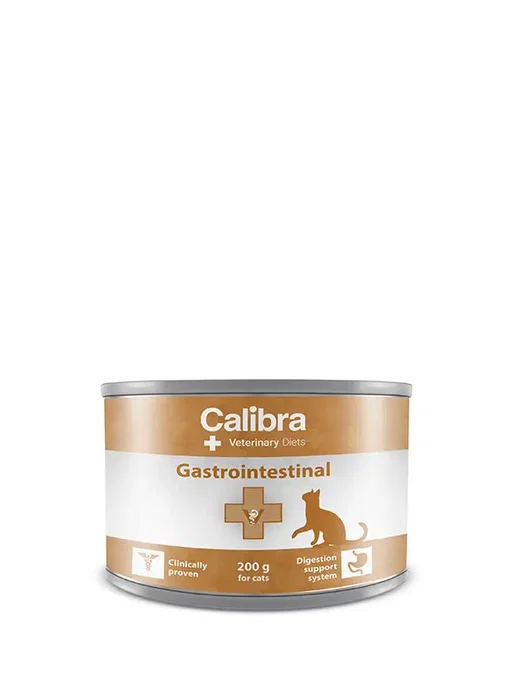 Calibra Vet Diet Cat Gastrointestinal Alimento para Gatos Sabor Pollo, Pack de 6 Latas de 200gr Calibra Vet Diet Cat Gastrointestinal Alimento para Gatos Sabor Pollo, Pack de 6 Latas de 200gr