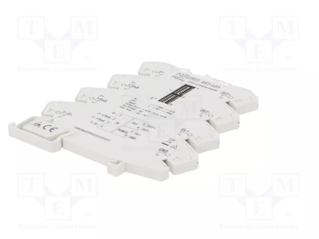 WAGO Transductor separador de señal y amplificador para raíl DIN