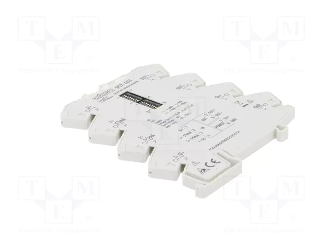 WAGO Transductor separador de señal y amplificador para raíl DIN