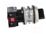 PROMET Interruptor rotativo NEF30 de 2 posiciones, 30mm, negro