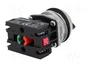 PROMET Interruptor rotativo NEF30 de 2 posiciones, 30mm, negro