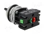 PROMET Interruptor rotativo NEF30 de 2 posiciones, 30mm, negro