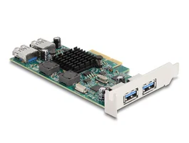 DeLOCK Tarjeta PCI Express x4 a 2 x USB 5 Gbps externos y 2 x internos Tipo-A