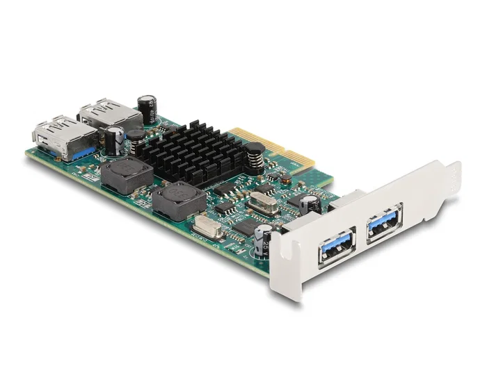DeLOCK Tarjeta PCI Express x4 a 2 x USB 5 Gbps externo Tipo-A + 2 x USB 5 Gbps interno Tipo-A DeLOCK Tarjeta PCI Express x4 a 2 x USB 5 Gbps externo Tipo-A + 2 x USB 5 Gbps interno Tipo-A