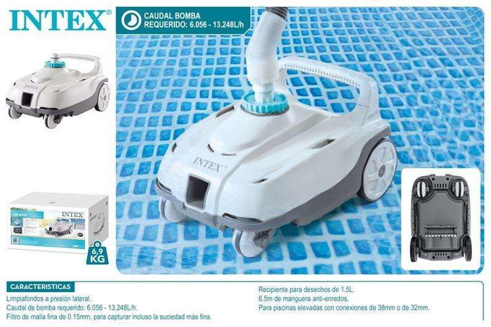 Intex Limpiafondos Automático de Piscina ZX100