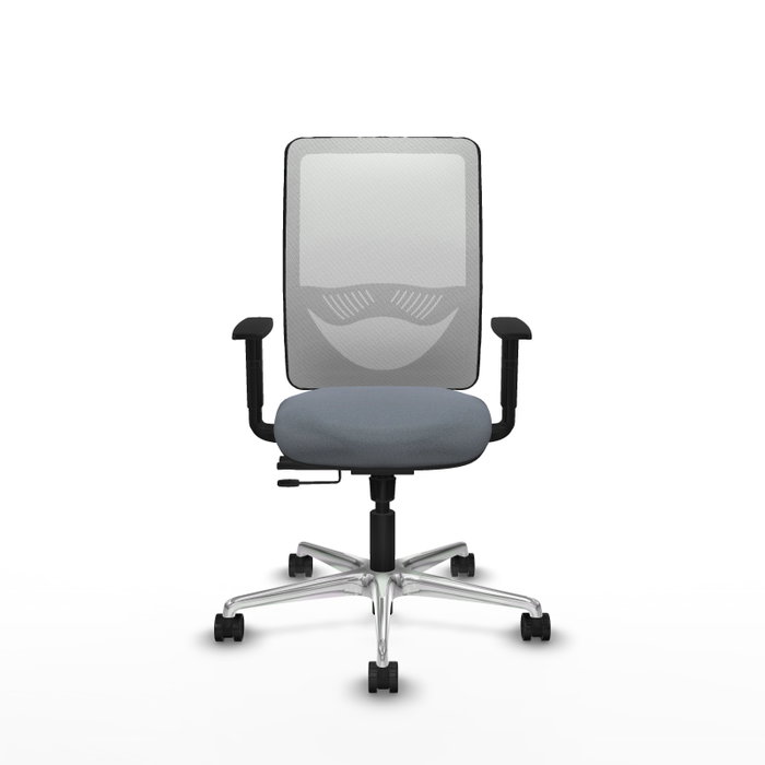 PIQUERAS Y CRESPO Silla de oficina Zulema Gris y Blanca