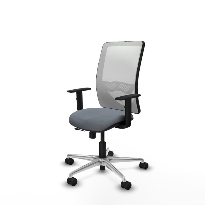PIQUERAS Y CRESPO Silla de oficina Zulema Gris y Blanca