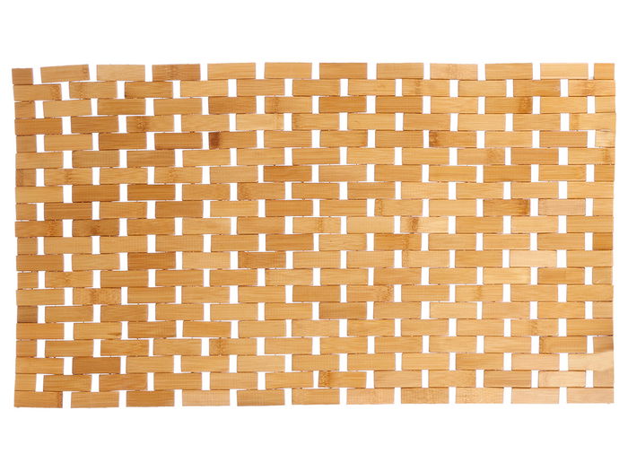 Berilo Tarima de Bambú para Ducha 40 cm x 70 cm Marrón (Set de 6)