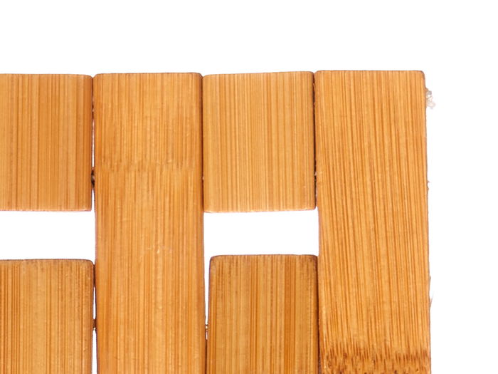 Berilo Tarima de Bambú para Ducha 40 cm x 70 cm Marrón (Set de 6)