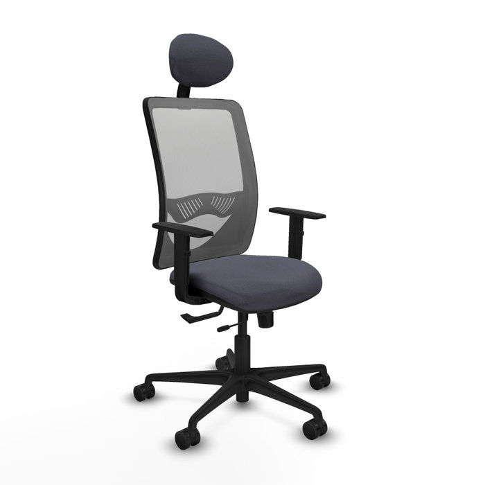 PIQUERAS Y CRESPO Silla de oficina Zulema con Mecanismo Sincro/Traslack, Gris PIQUERAS Y CRESPO Silla de oficina Zulema con Mecanismo Sincro/Traslack, Gris