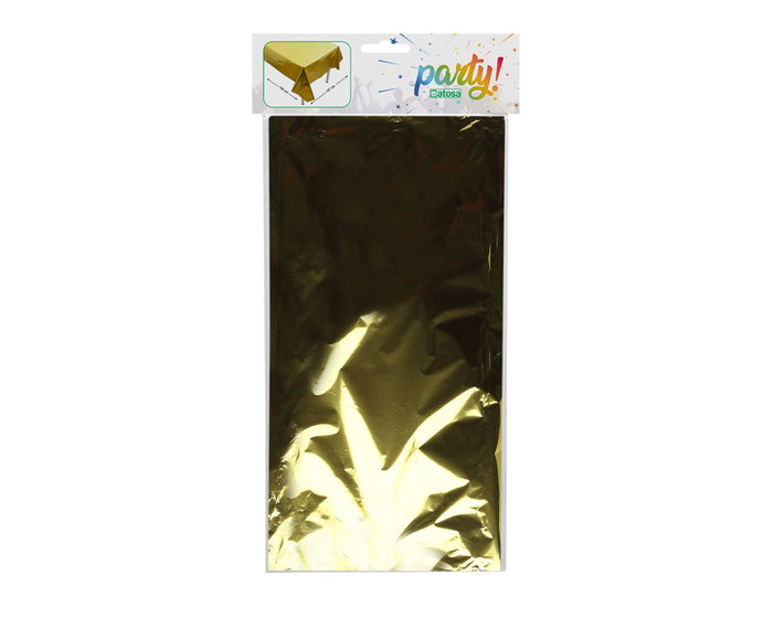 Mantel Dorado 137x182 cm para Eventos Elegantes y Bodas