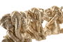DKD Home Decor Figura Colonial Resina Dorado Elefante Sentado 12 x 14 x 13 cm (3 Unidades)