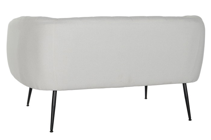 DKD Home Decor Sofá Scandi Greige Negro 129 x 75 x 73 cm DKD Home Decor Sofá Scandi Greige Negro 129 x 75 x 73 cm