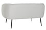 DKD Home Decor Sofá Scandi Greige Negro 129 x 75 x 73 cm