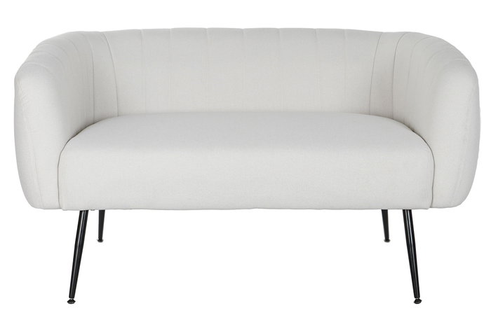 DKD Home Decor Sofá Scandi Greige Negro 129 x 75 x 73 cm DKD Home Decor Sofá Scandi Greige Negro 129 x 75 x 73 cm