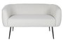 DKD Home Decor Sofá Scandi Greige Negro 129 x 75 x 73 cm