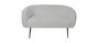 DKD Home Decor Sofá Scandi Greige Negro 129 x 75 x 73 cm
