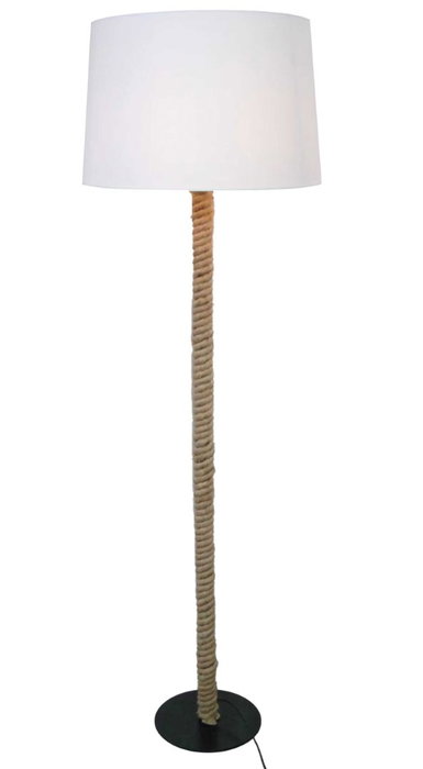 DKD Home Decor Lámpara de pie Metal y Cuerda DKD Home Decor Lámpara de pie Metal y Cuerda