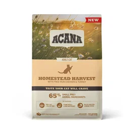 Acana Homestead Adult 1,8 kg - Pienso para Gatos Adultos de Alta Calidad con Pollo, Pavo y Pato