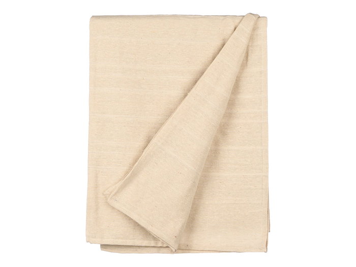 Giftdecor Manta Multiusos con Rayas, Color Beige, 180x240 cm, 90% Algodón 10% Poliéster (Set de 9)