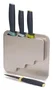 Joseph Joseph DoorStore Set de cuchillos de cocina de 4 piezas Opal
