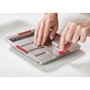 Joseph Joseph DoorStore Set de cuchillos de cocina de 4 piezas Opal