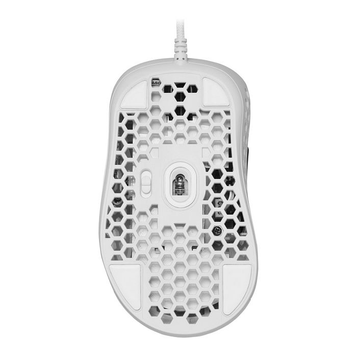 Sharkoon Ratón Light 200 Gaming, Óptico, 16000 DPI, USB Tipo A, 6 Botones Programables, Blanco