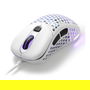 Sharkoon Ratón Light 200 Gaming, Óptico, 16000 DPI, USB Tipo A, 6 Botones Programables, Blanco