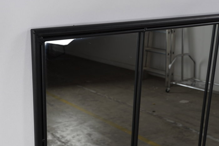 DKD Home Decor Espejo de Hierro Negro 90x2x120 cm
