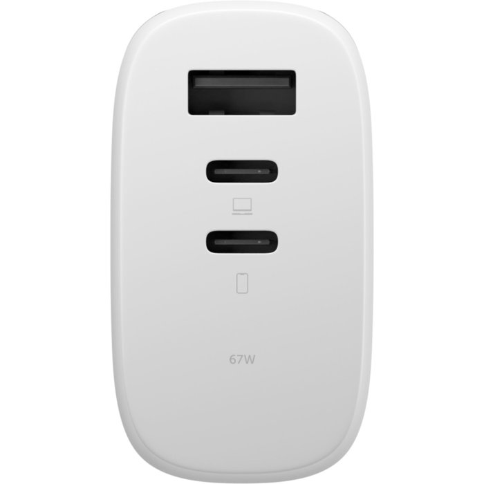 Native Union 67W USB-C PD 3-Port Fast GaN Wall Charger Blanco