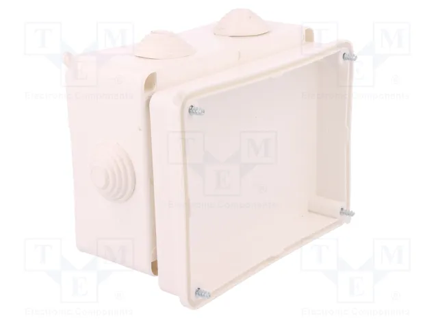 ELEKTRO-PLAST NASIELSK EP-LUX Caja de conexiones blanca con diafragmas