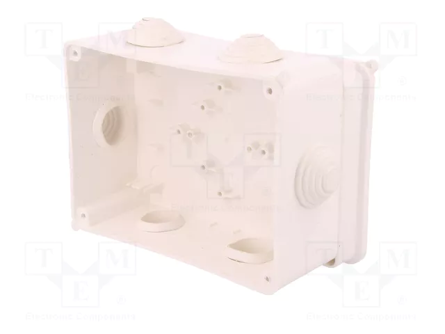 ELEKTRO-PLAST NASIELSK EP-LUX Caja de conexiones blanca con diafragmas