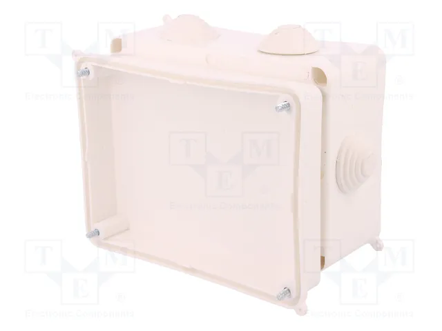 ELEKTRO-PLAST NASIELSK EP-LUX Caja de conexiones blanca con diafragmas