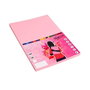 FABRISA Paquete de papel A4 rosa claro 80g, 100 hojas