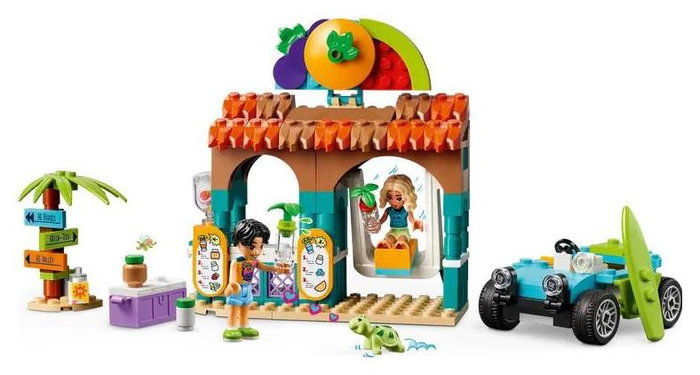 LEGO Friends 42625 Beach Smoothie Bar de bebidas para niñas y niños