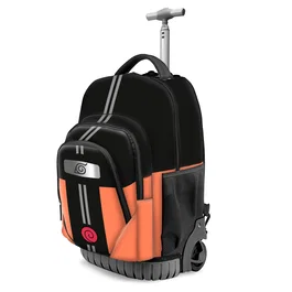 Naruto Mochila Trolley Escolar GTS FAN Dress Multicolor con Ruedas, Poliéster, 30L