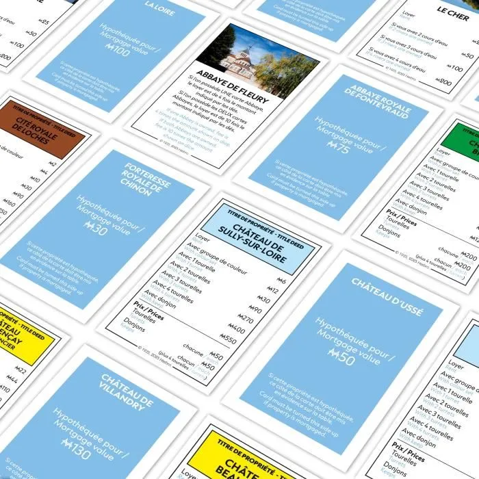 Winning Moves MONOPOLY Castillos del Loira Juego de mesa WIN5036905059725