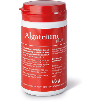 ALGATRIUM PLUS DHA 70% 700mg 90 cápsulas